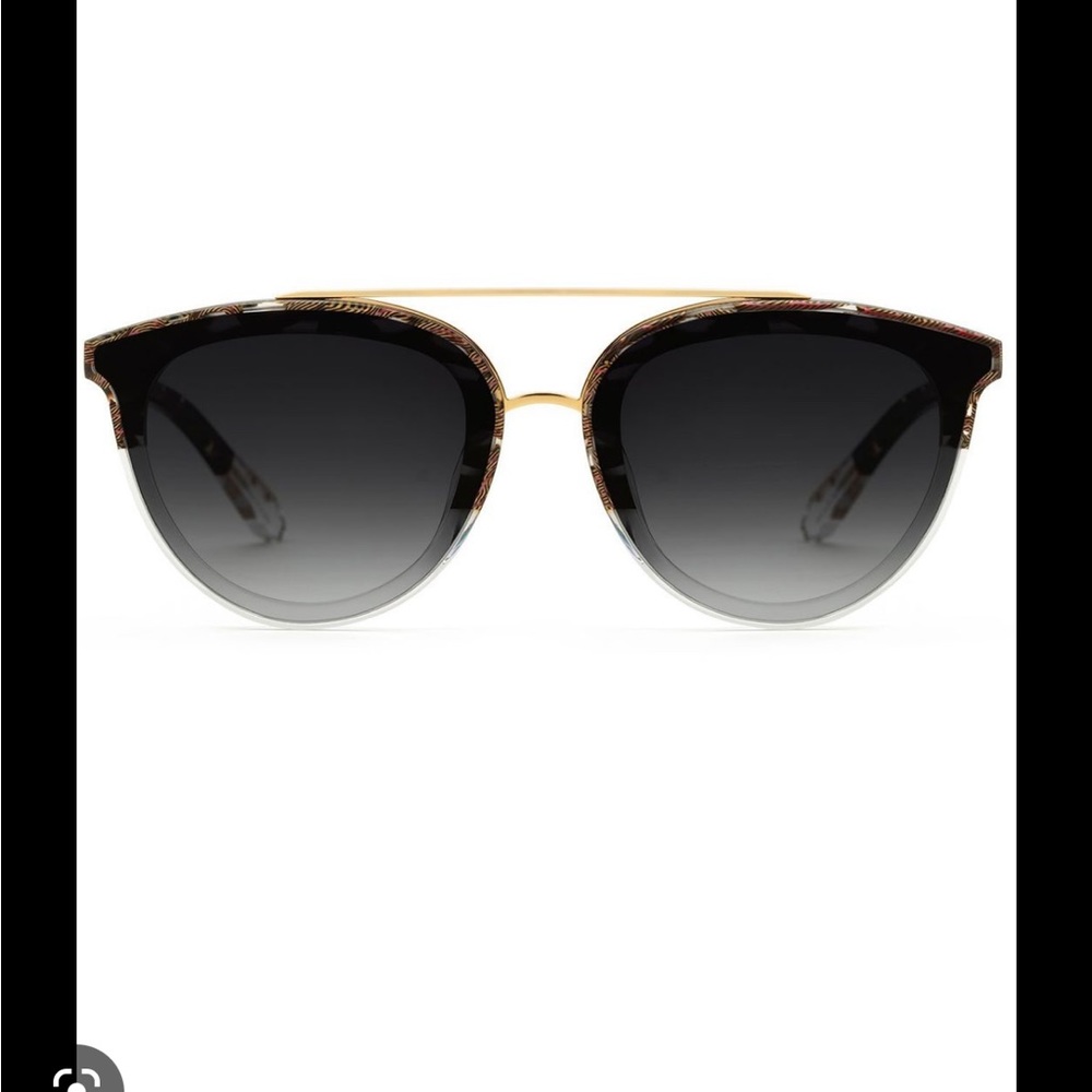 Krewe CLIO NYLON D‘oro to Crystal 24K sunglass